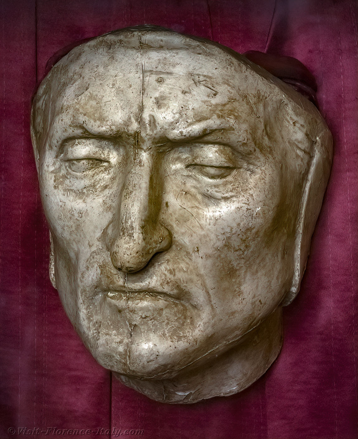 Dante Alighieri Mask Palazzo Vecchio Florence Italy